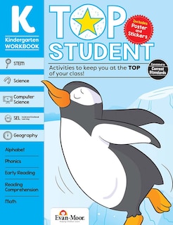 Couverture_Top Student, Kindergarten Workbook