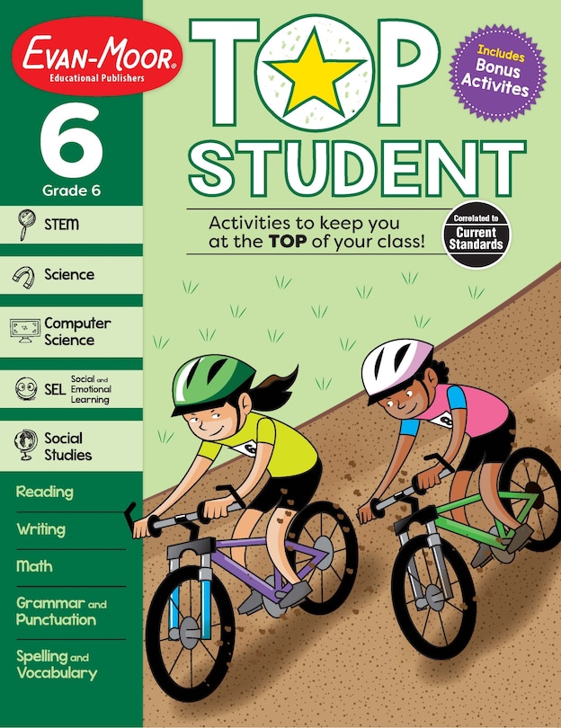 Front cover_Top Student, Grade 6 Workbook