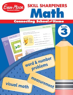 Front cover_Skill Sharpeners: Math, Grade 3 Workbook