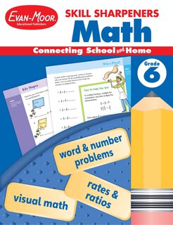 Front cover_Skill Sharpeners: Math, Grade 6 Workbook