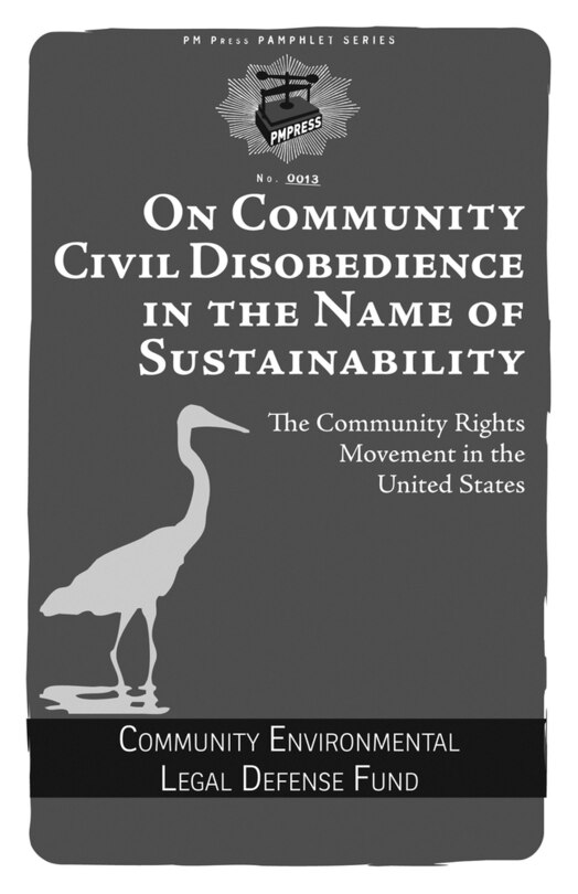 Front cover_On Community Civil Disobedience In The Name Of Sustainability