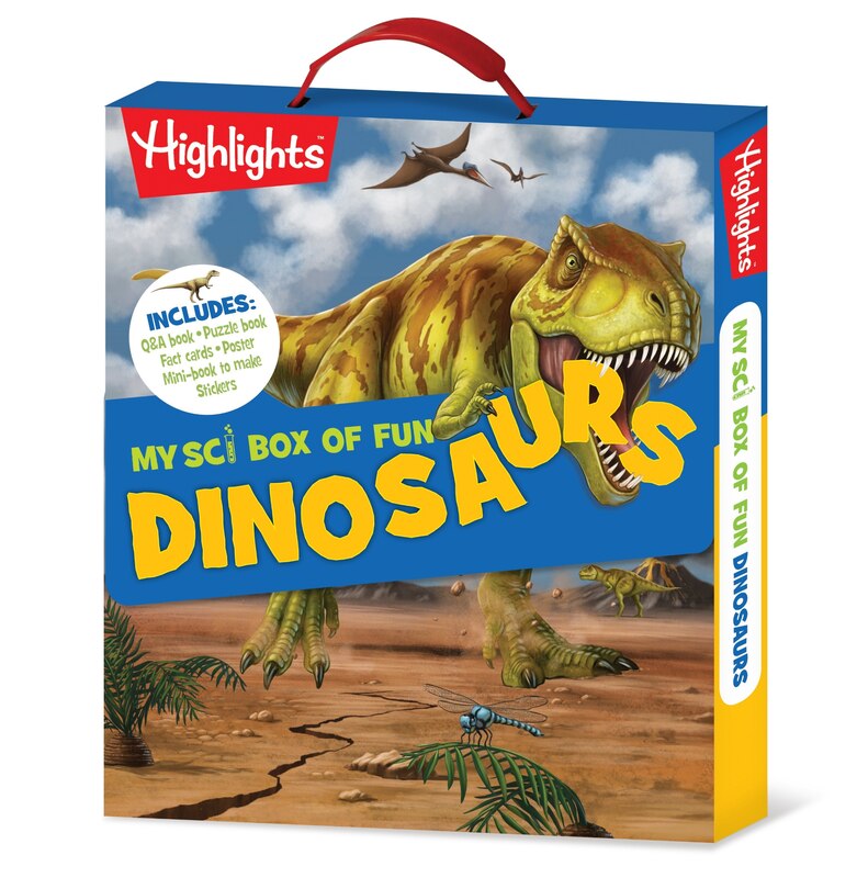 Front cover_Highlights(tm) Mysci Box Of Fun: Dinosaurs