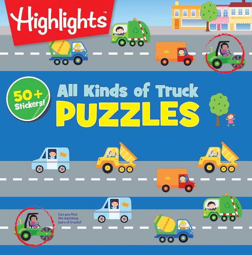 Front cover_All Kinds Of Truck Puzzles
