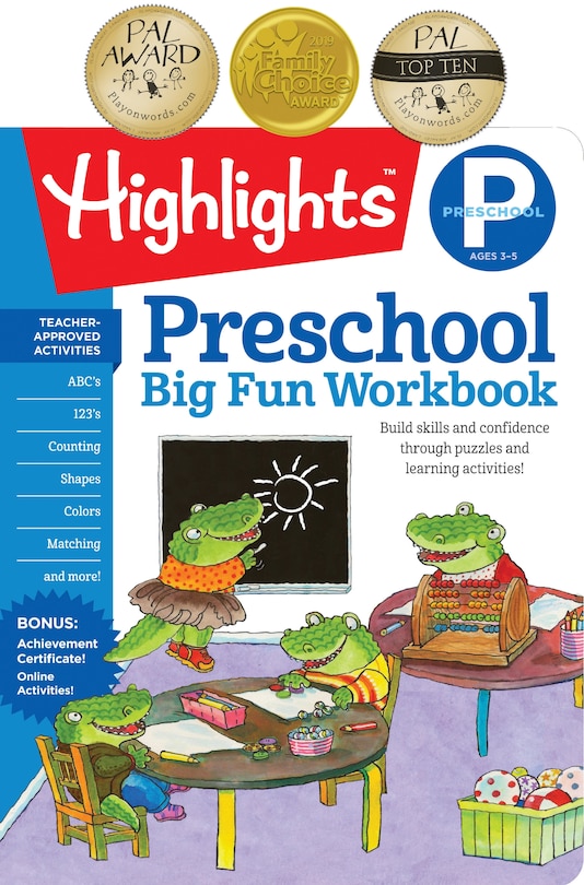Front cover_Preschool Big Fun Workbook