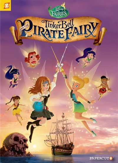 Front cover_Disney Fairies Graphic Novel #16: Tinker Bell and the Pirate Fairy
