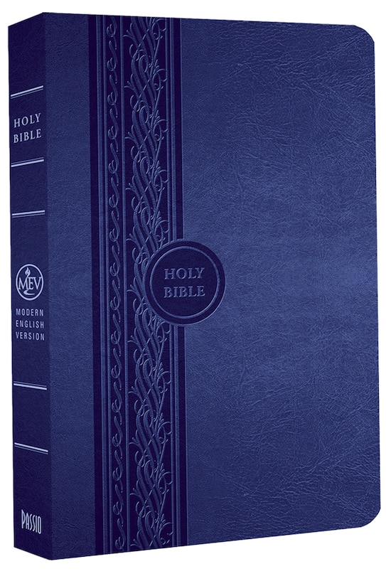 Front cover_Mev Bible Thinline Reference Blue
