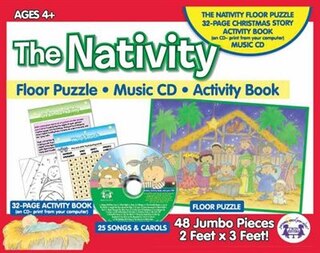 Nativity Giant Floor Puzzle &amp; Cd