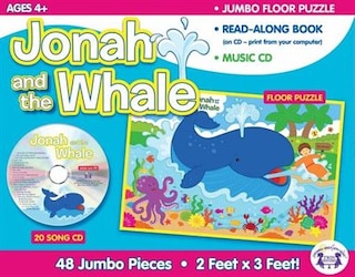 Couverture_Jonah &amp; The Whale Giant Floor Puzzle &amp; Cd