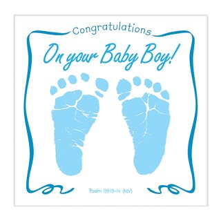 Baby Boy Cd/greeting Card