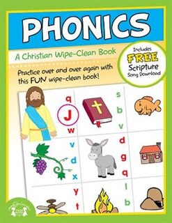 Front cover_Phonics Christian Wipe-clean Workbook