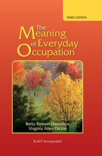 Front cover_Meaning of Everyday Occupation