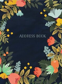 Front cover_Address Book Modern Floral Large