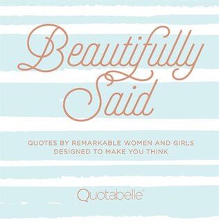 Front cover_BEAUTIFULLY SAID