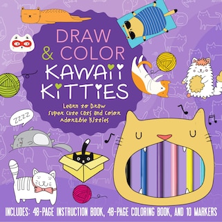 Couverture_KAWAII KITTIES COLORING & DRAWING KIT