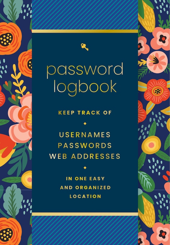 Couverture_Password  Logbook (Hip Floral)