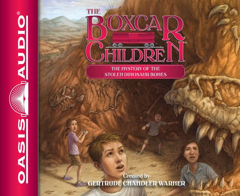 Front cover_The Mystery Of The Stolen Dinosaur Bones (library Edition)