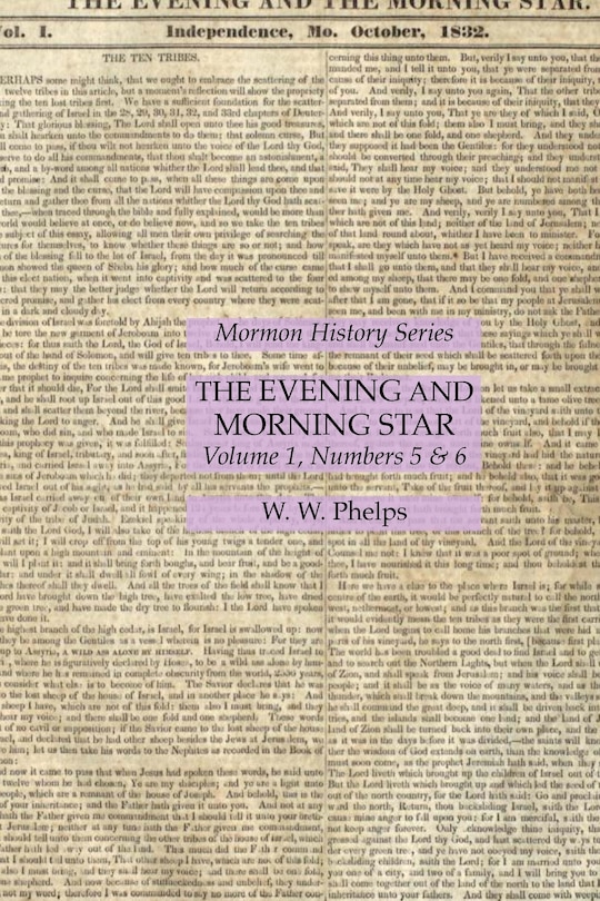 Couverture_The Evening and Morning Star Volume 1, Numbers 5 & 6