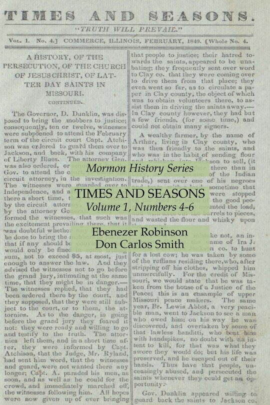 Front cover_Times and Seasons Volume 1, Numbers 4-6