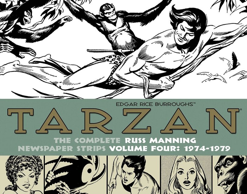 Front cover_Tarzan: The Complete Russ Manning Newspaper Strips Volume 4 (1974-1979)