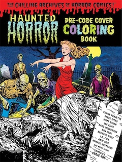 Front cover_Haunted Horror Pre-Code Cover Coloring Book