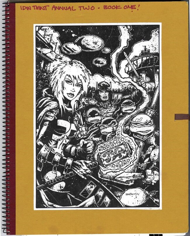 Front cover_Teenage Mutant Ninja Turtles: The Kevin Eastman Notebook Series: 2014 Annual