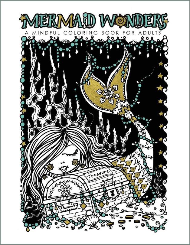 Couverture_Mermaid Wonders: A Mindful Coloring Book For Adults