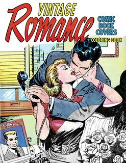 Couverture_Vintage Romance Comic Book Covers Coloring Book