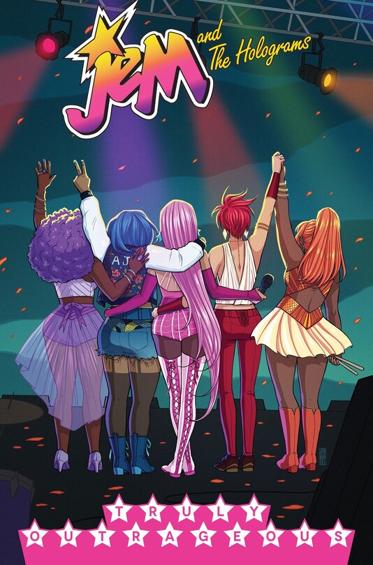 Front cover_Jem And The Holograms, Vol. 5: Truly Outrageous