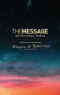 Front cover_The Message Devotional Bible (Hardcover)