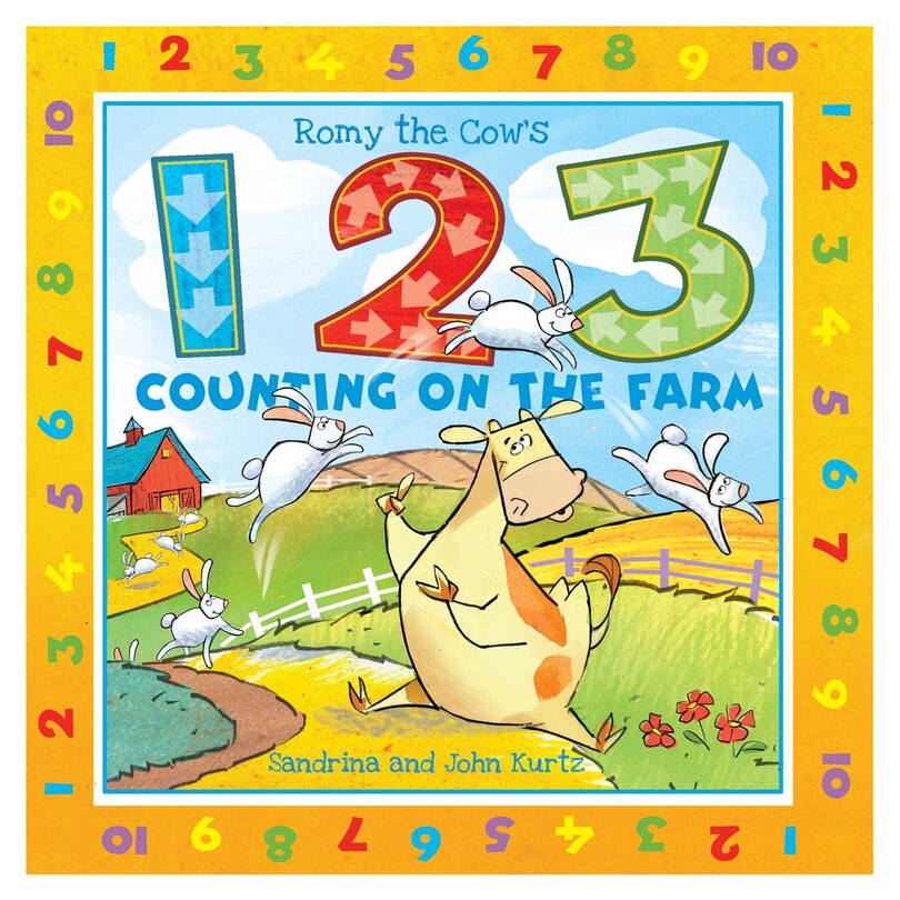 Front cover_Romy The Cow's 123 Counting On The Farm