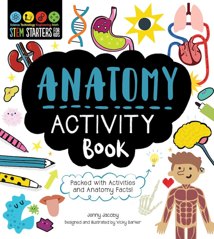 Couverture_Stem Starters For Kids Anatomy Activity Book
