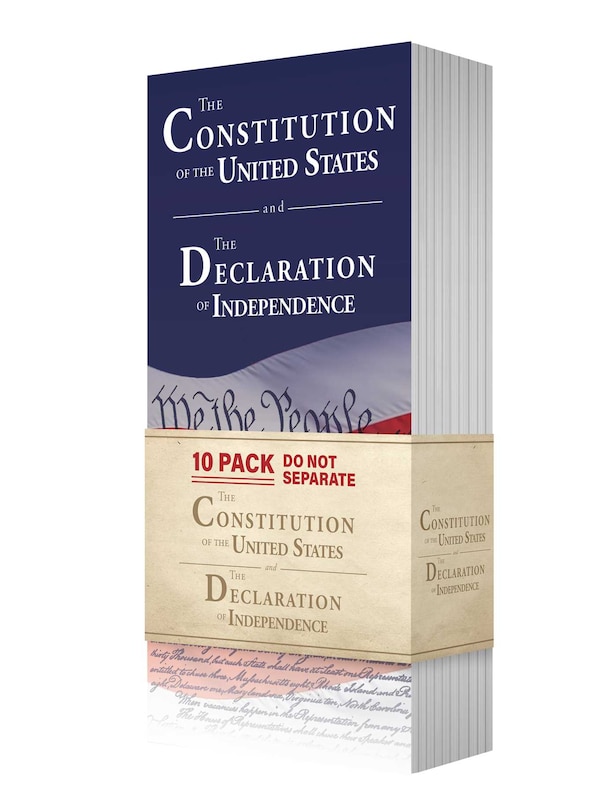 Front cover_Constitution of the United States and The Declaration of the Independence (10 Pack) (Shrinkwrapped)