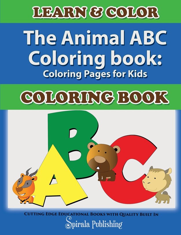 Front cover_The Animal ABC Coloring Book