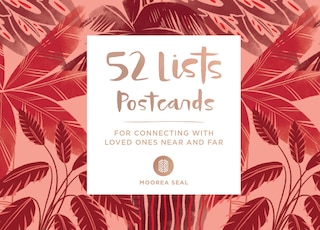 Front cover_52 Lists Postcards (52 Unique Postcards, 26 Different Backgrounds, 13 Different Prompts)