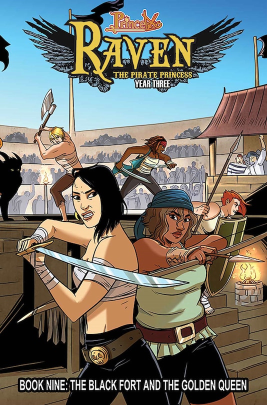 Front cover_Princeless: Raven The Pirate Princess Book 9: The Black Fort And The Golden Queen