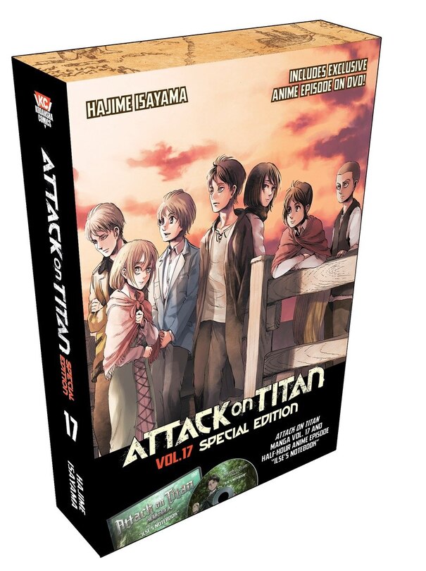 Front cover_Attack On Titan 17 Manga Special Edition W/dvd