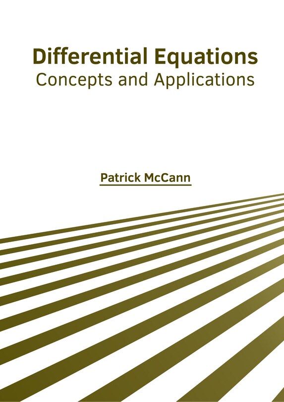Couverture_Differential Equations: Concepts And Applications