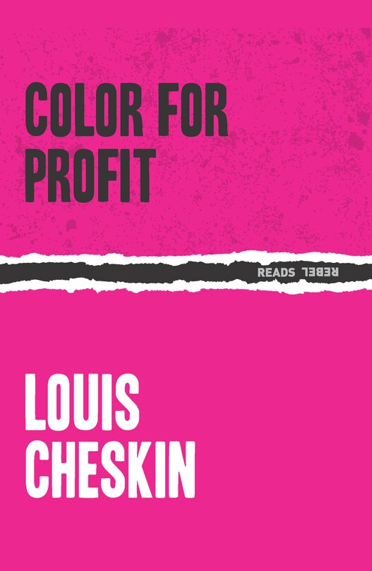 Front cover_Color For Profit