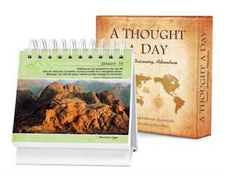 A Thought a Day—Travel, Discovery, Adventure: A Daily Desktop Quotebook