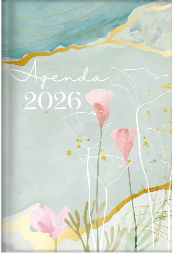 Couverture_The Treasure of Wisdom - 2026 Daily Agenda - Poppies