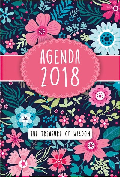 Couverture_The Treasure Of Wisdom 2018 Agenda - Bright Flowers Cover