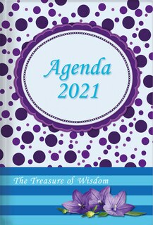 Couverture_The Treasure of Wisdom - 2021 Daily Agenda - purple dots