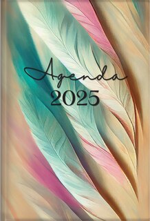 Couverture_The Treasure of Wisdom - 2025 Daily Agenda - Pastel Feathers
