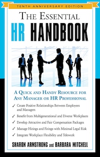 Front cover_The Essential Hr Handbook, 10th Anniversary Edition