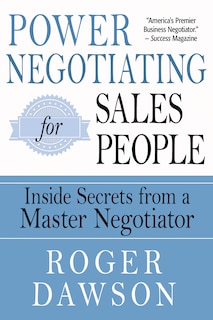 Front cover_Power Negotiating For Salespeople