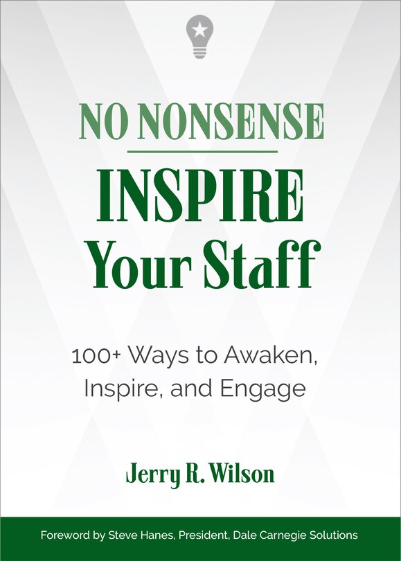 Front cover_No Nonsense: Inspire Your Staff