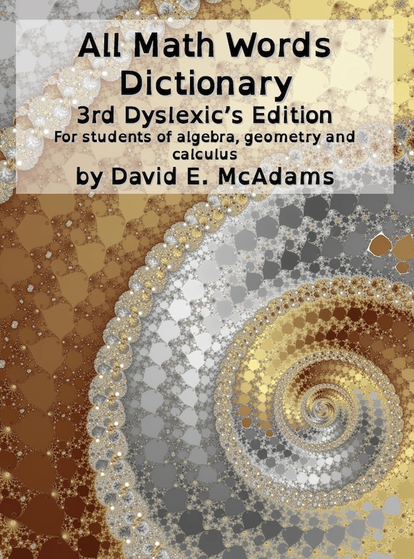Front cover_All Math Words Dictionary