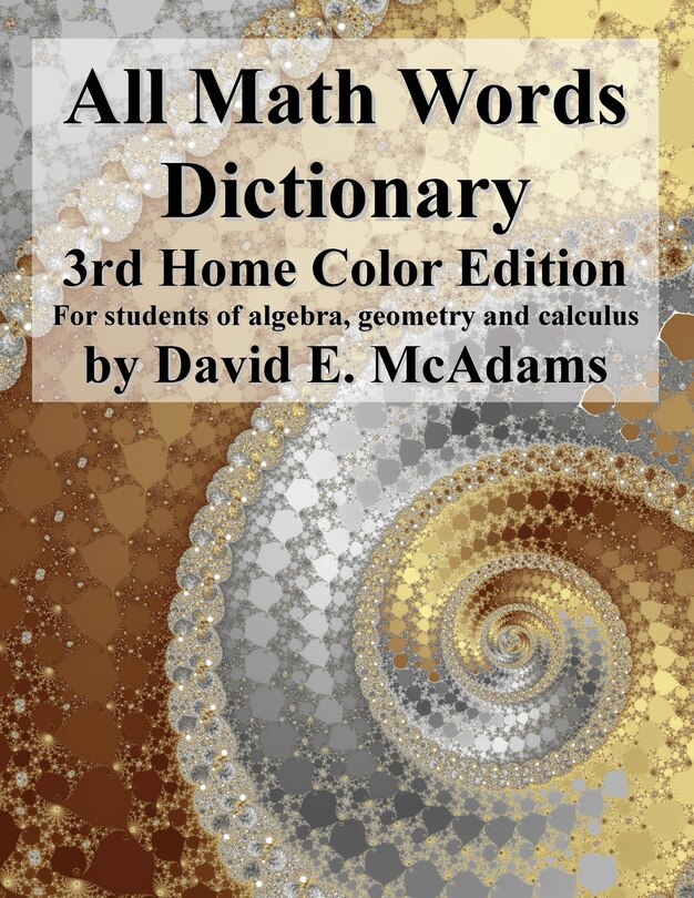 Front cover_All Math Words Dictionary