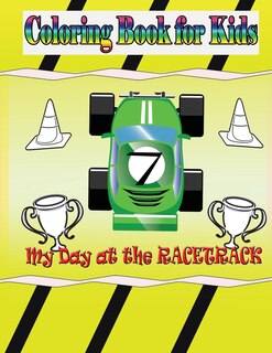 Front cover_My Day at the Racetrack - Coloring Book