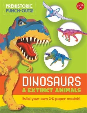 Couverture_Prehistoric Punch-outs: Dinosaurs & Extinct Animals